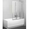 Ravak vannas siena VS3, 1300 mm, h=1400, balts/caurspīdīgs stikls
