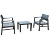 Garden furniture set KRAKA table and 2 chairs