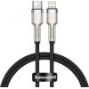 USB-C cable for Lightning Baseus Cafule, PD, 20W, 0,25m (black)
