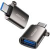 Joyroom USB 3.2 Gen 1 (Male) - USB Type C (Female) adapter black (S-H151 Black)