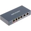 Hikvision DS-3E0106HP Unmanaged, Desktop, 10/100 Mbps (RJ-45) ports quantity 6