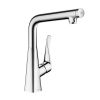Hansgrohe virtuves izlietnes maisītājs Metris Select 320, stainless steel