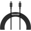 CABLE USB-C TO USB-C 1M/BLACK CATYS-B01 BASEUS