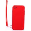 Evelatus  
       Apple  
       iPhone 7/8 Soft Touch Silicone Case with Strap 
     Red