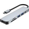 Tech-Protect V4 Type-C Multiport Hub 6in1 USB / HDMI / SD / PD