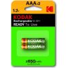 Kodak rechargeable Ni-MH AAA battery 650 mAh (2 pack)