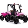 Bērnu vienvietīgais elektriskais traktors BLT-206, rozā
