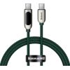 Baseus Display Cable USB-C to USB-C 100W 1m (green)