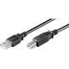 Goobay USB 2.0 Hi-Speed cable 68900 1.8 m, Black, USB-A to USB-B