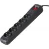 Activejet black power strip with cord ACJ COMBO 5G 1,5M/BEZP.AUTO/CZ