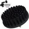 Профессиональная щетка Premium Drill Brush 5шт.- очень жесткий, черный, 13цм.