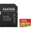 Sandisk memory card microSDXC 256GB Extreme + adapter