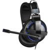 E-Blue Cobra X EHS951 Pro Gaming Spēļu Austiņas ar Mikrofonu / LED Apgaismojumu / 3.5mm / USB / Melnas