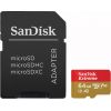 Sandisk memory card microSDXC 64GB Extreme Action + adapter