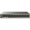 Tenda TEF1110P-8-63W network switch Unmanaged Fast Ethernet (10/100) Power over Ethernet (PoE) Black