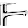 Hansgrohe virtuves izlietnes maisītājs ar izvelkamu dušu Zesis M33-150 2jet, hroms + sBox