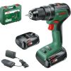 Bosch Cordless drill UniversalDrill 18V-60, (2x2.0Ah), 0-500 / 1.900 min.-1