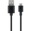 Goobay Micro USB charging and sync cable 46800 Black, USB 2.0 micro male (type B), USB 2.0 male (type A)