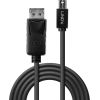 CABLE MINI DP TO DP 3M/BLACK 41647 LINDY