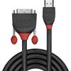 CABLE HDMI-DVI 0.5M/BLACK 36270 LINDY