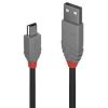 CABLE USB2 A TO MINI-B 2M/ANTHRA 36723 LINDY
