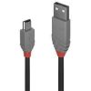 CABLE USB2 A TO MINI-B 0.2M/ANTHRA 36720 LINDY