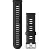 Garmin Accy,Replacement Band, Forerunner 955, Black+Passivated