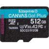 Kingston Canvas Go! Plus MicroSDXC 512 GB Class 10 UHS-I/U3 A2 V30 (SDCG3/512GBSP)