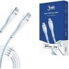 3MK  
       Apple  
       3mk  Hyper Silicone Cable Type-C to Lightning 20W 3A 
     White