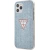 Guess GUHCP12MPCUJULLB Denim Triangle Чехол для Apple iPhone 12 / 12 Pro Синий