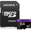 ADATA 64GB microSDHC UHS-I Class 10, Adapter