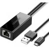 Ugreen external network adapter USB 100Mbps for Chromecast with 1m cable black (30985)