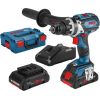 Bosch GSR 18V-110 C, 2x4.0Ah ProCORE18V, GAL 18V-40 Urbjmašīna