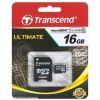 Transcend memory card Micro SDHC 16GB Class 10 + Adapter