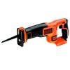 Black&decker Akumulatora zobenzāģis BDCR18N / 18V, tikai korpuss, Black+Decker