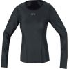 Gore Wear Base Layer Widstopper Lady Thight Long Shirt / Melna / 42/L