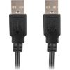 Lanberg cable USB-A M/M 2.0 1.0 m black