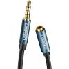 AUX jack audio extender 3.5 mm UGREEN AV118, 1m (blue)