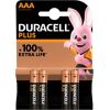 Duracell Plus MN2400 AAA, Alkaline, 4 pc(s)