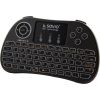 SAVIO KW-01 Wireless keyboard, TV Box, Smart TV, consoles, PC QWERTY English Black