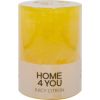 Свеча JUICY CITRON, D6,8xH9,5см, светло-желтая (аромат лайма и лимона)