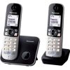 Panasonic KX-TG6812 DECT telephone Black,Silver Caller ID