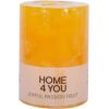Свеча JOYFUL PASSION FRUIT D6.8xH9.5cм, жёлтая ( аромат - cтрасть фрукт )