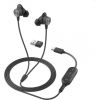 Austiņas Logitech Zone Wired Earbuds UC black