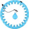 Vingrošanas aplis HHW01 BLUE HULA HOOP WITH WEIGHT HMS
