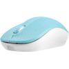 Natec Mouse, Toucan, Wireless, 1600 DPI, Optical, Blue/White