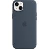 Apple iPhone 14 Plus Silicone Case with MagSafe Storm Blue