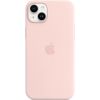 Apple iPhone 14 Plus Silicone Case with MagSafe Chalk Pink