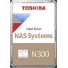 Toshiba HDD NAS N300 3.5" 8TB / 7.2k / SATA / 256MB / Reliability: 24x7, 180TB per year, 1M hours / 3Y Warranty (RETAIL HDWG480EZSTAU) Toshiba
