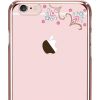 X-Fitted Пластиковый чехол С Кристалами Swarovski для Apple iPhone  6 / 6S Роза золото / Удачливый Цветок